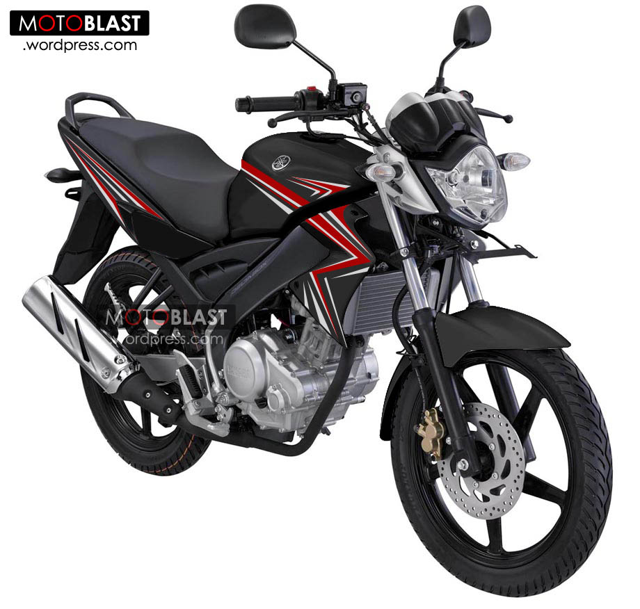 Vixion 2011 Hitam Kini Hadir Dengan Desain Striping Baru Di Bali