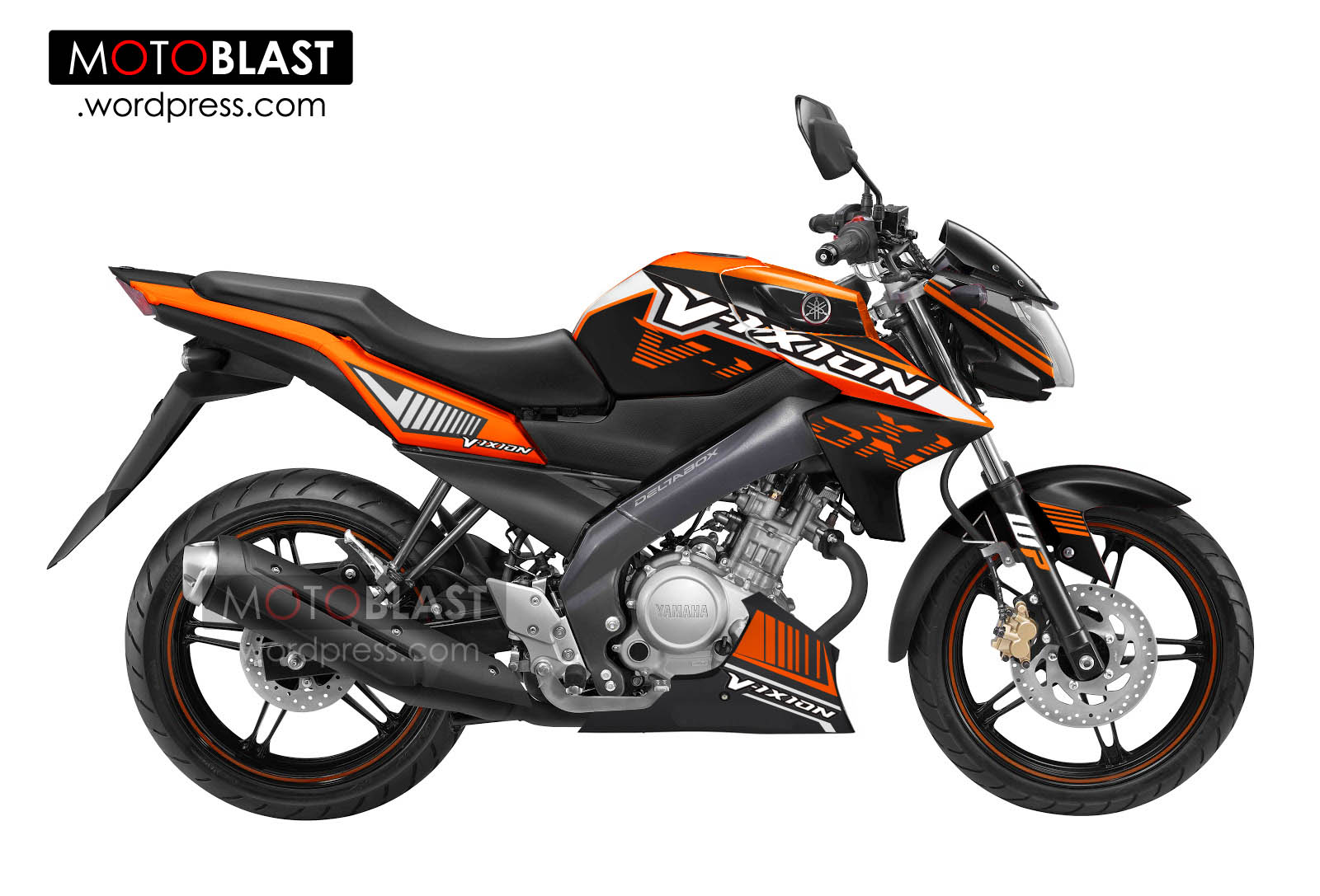 Modifikasi New Vixion Versi KTM DUKEUbah Tampilan Semakin