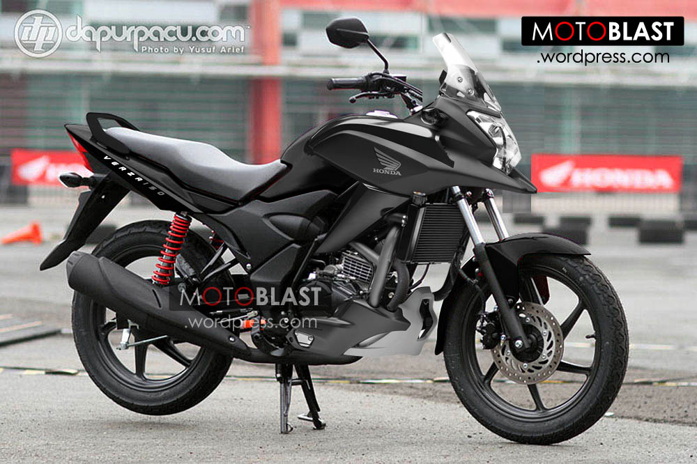 Modif Striping Honda Verza Fairing New Motoblast