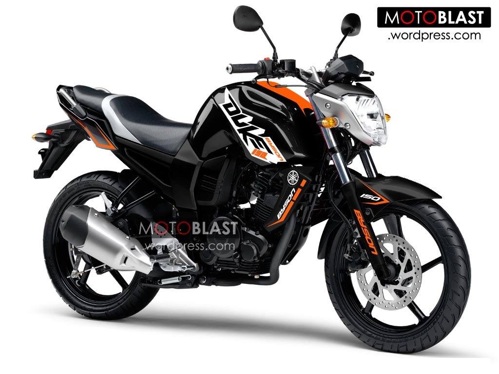 Modif Striping Yamaha Byson Ala KTM DUKE Session 2 MOTOBLAST