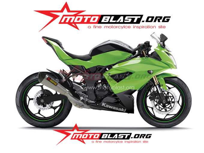 Modif Kawasaki Ninja 250 Rr Mono 2014 Buntut Kalibri Motoblast