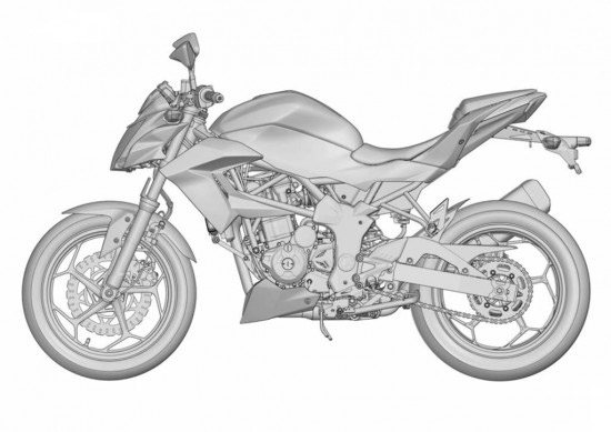 Desain Kawasaki Ninja RR Mono Naked Bike 250SL Akhirnya Nongol Hampir