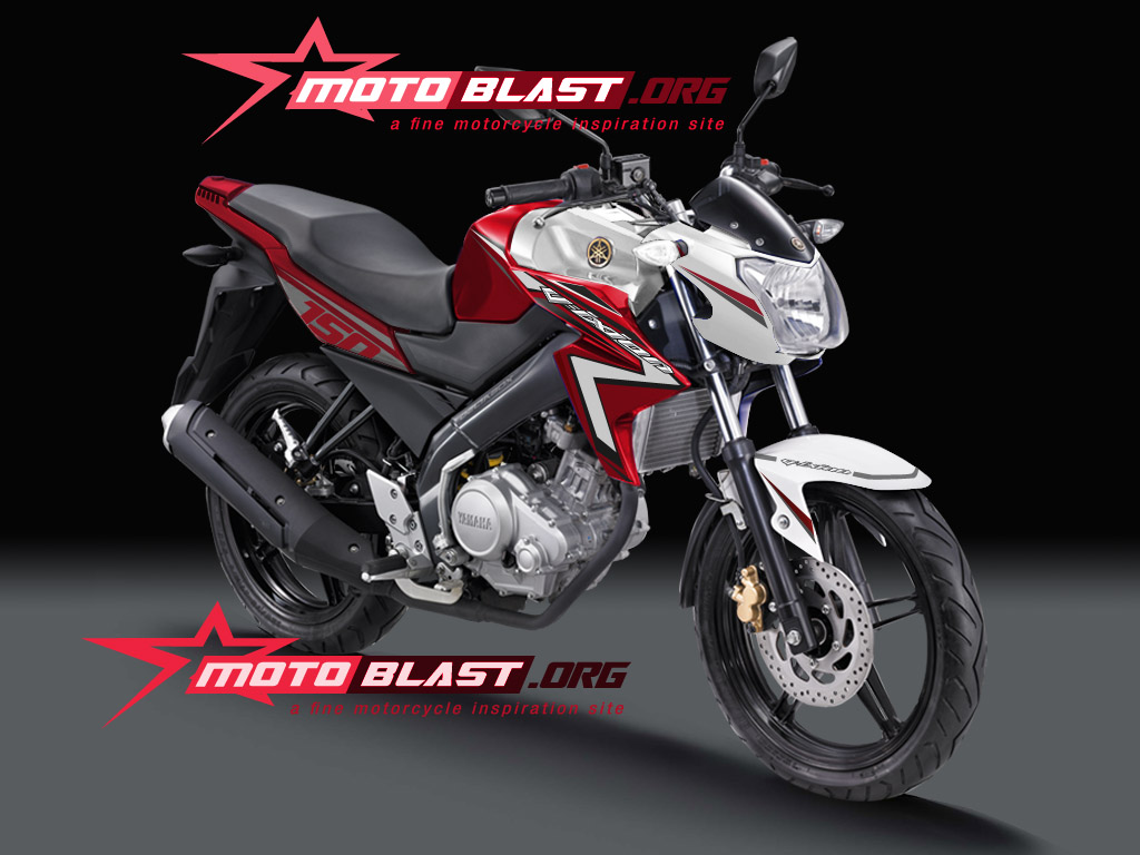 Modif Striping Yamaha New Vixion Red White 2014 Terbaru MOTOBLAST