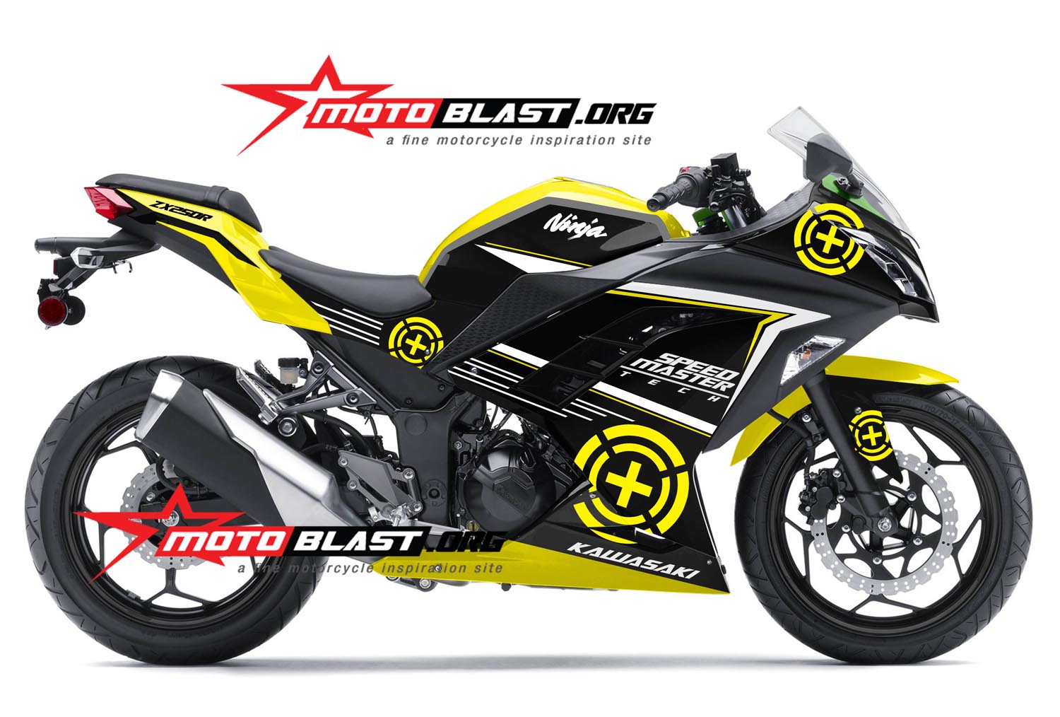 Ninja 250 BLACK TARGET Motoblast MOTOBLAST