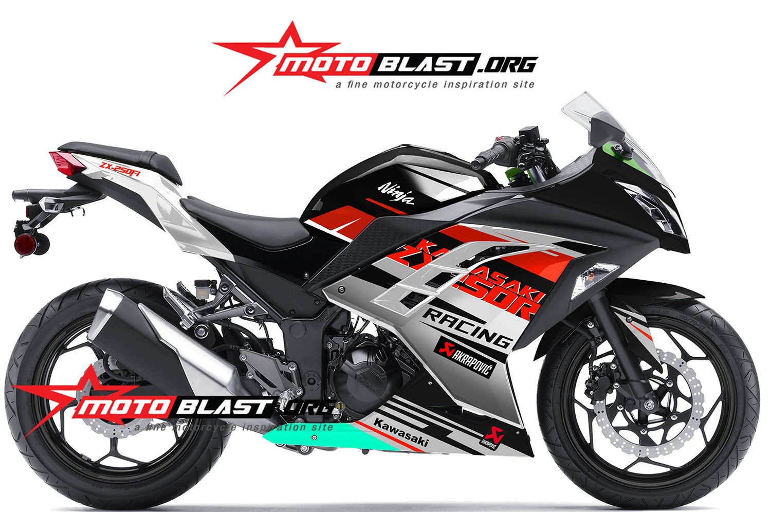 HOT DUOOORRRMEGA GALLERY KOLEKSI MELEDAK Motif Striping Kawasaki