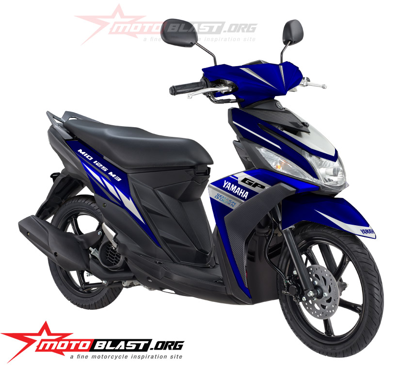 New Modif Striping Yamaha Mio M Gp Edition By Motoblast