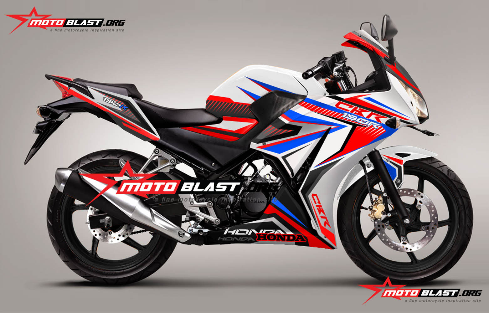 Modif Striping Honda Cbr R Lokal Remix Rwb Version Part