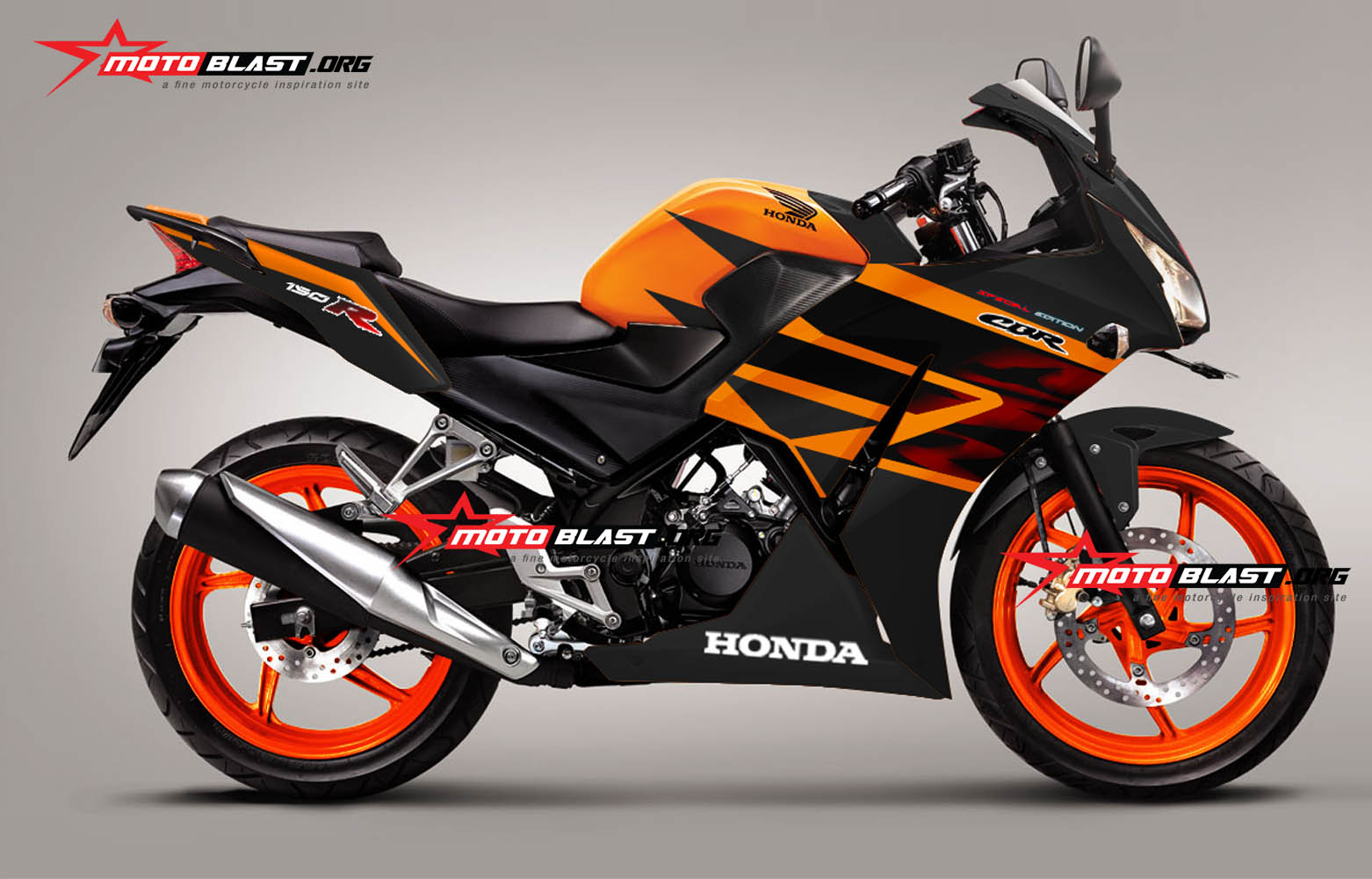 Modif Striping Honda Cbr R K Repsol Lawas Motoblast