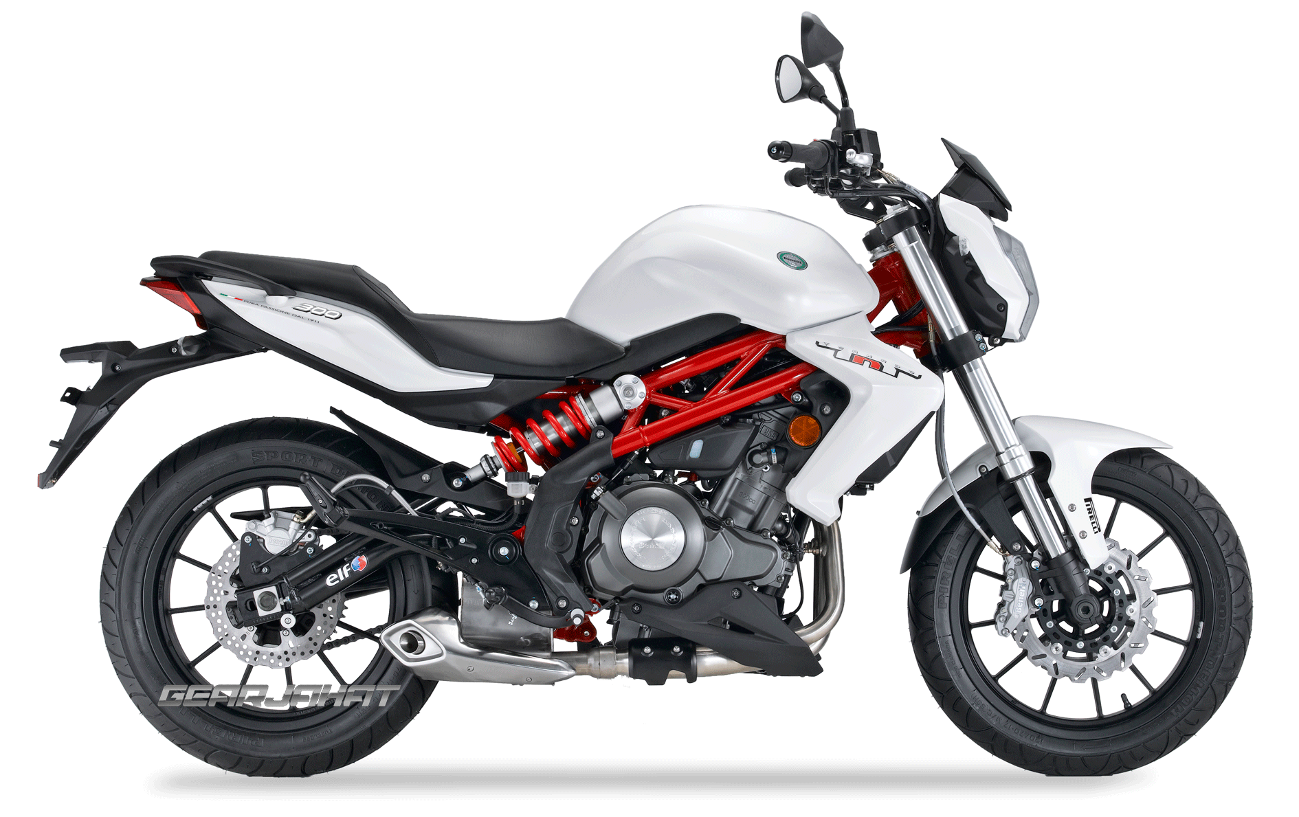 Anyarr Modif Striping Benelli TNT 300 White!  MOTOBLAST