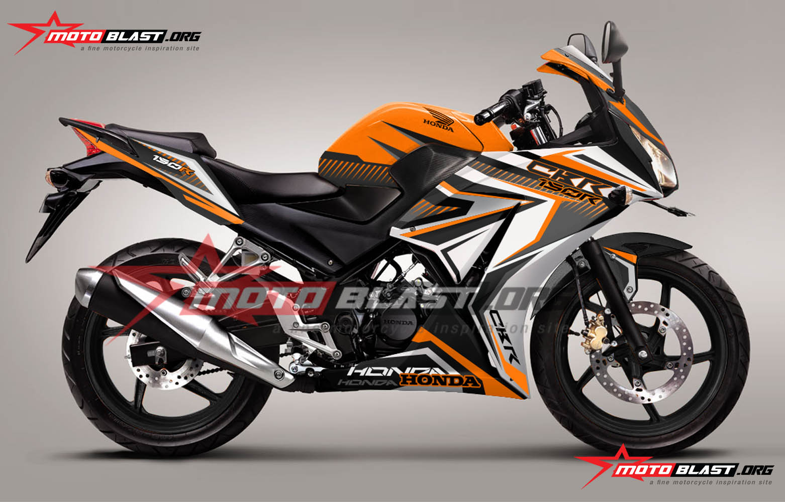 Kumpulan Inspirasi Modifikasi Striping Honda CBR150R Lokal Untuk Warna