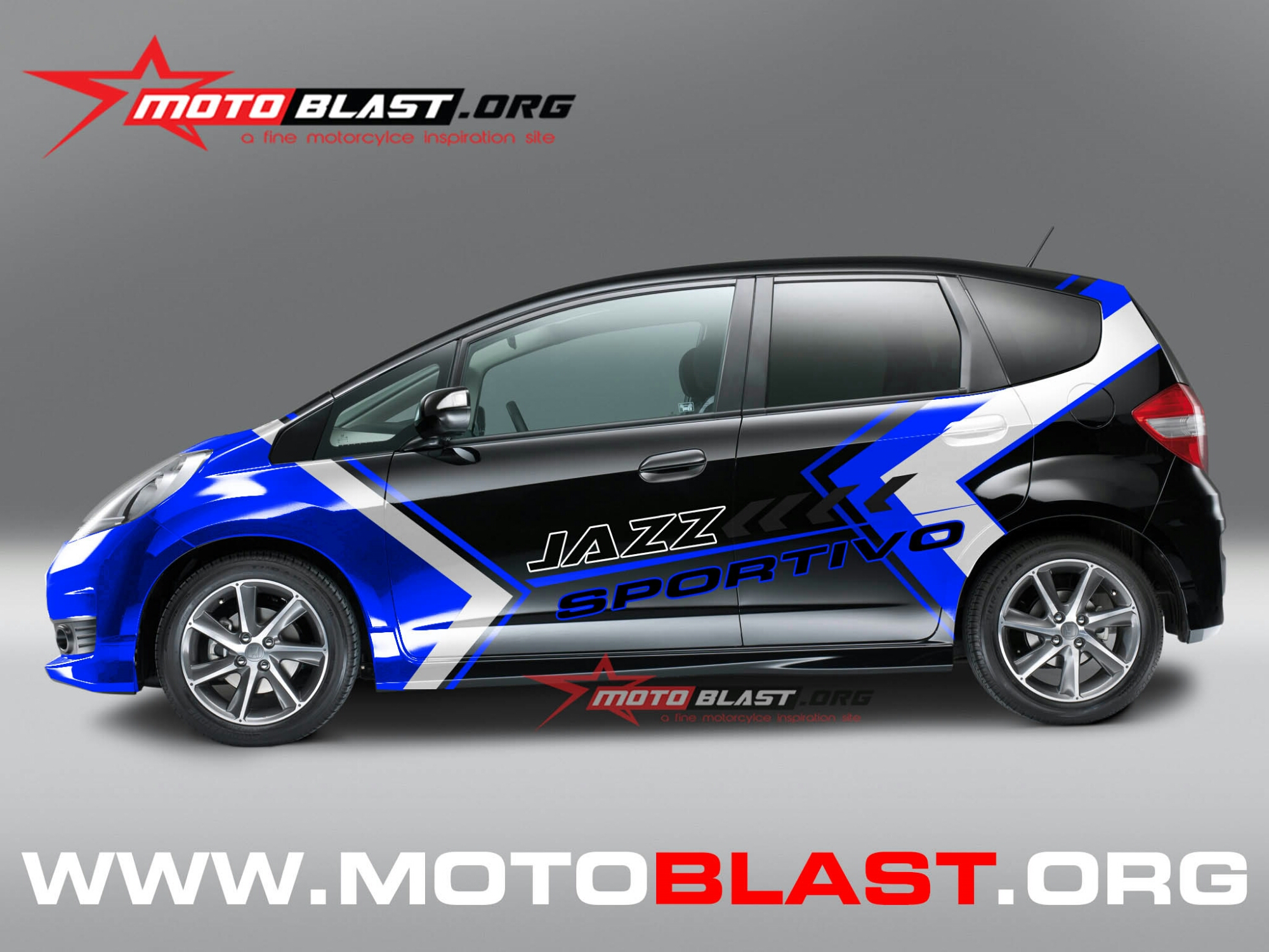 Car Series Grafis Inspirasi Honda Jazz Blackelegan Oey MOTOBLAST