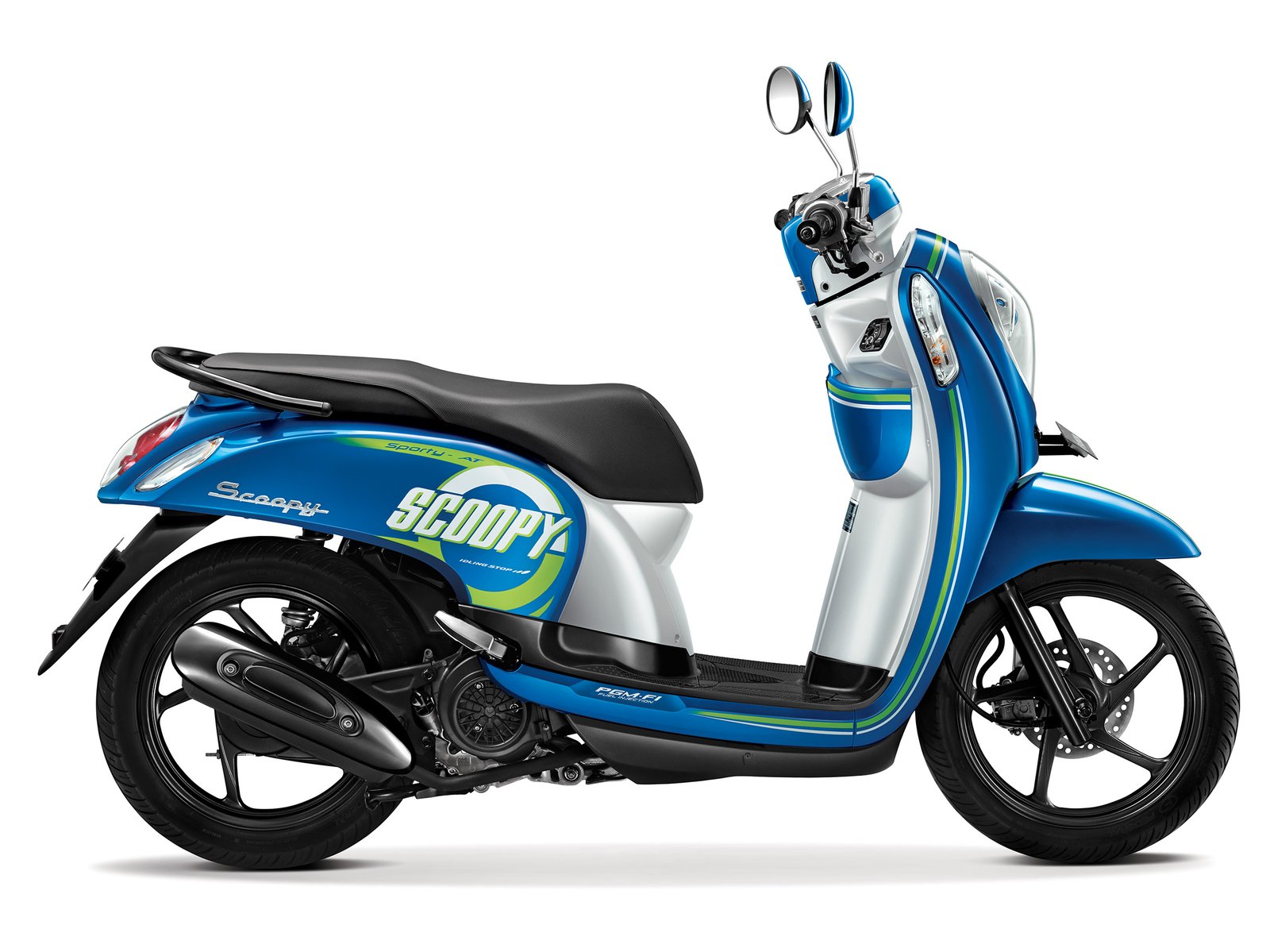 Scoopy ESP Sporty Urban Blue MOTOBLAST