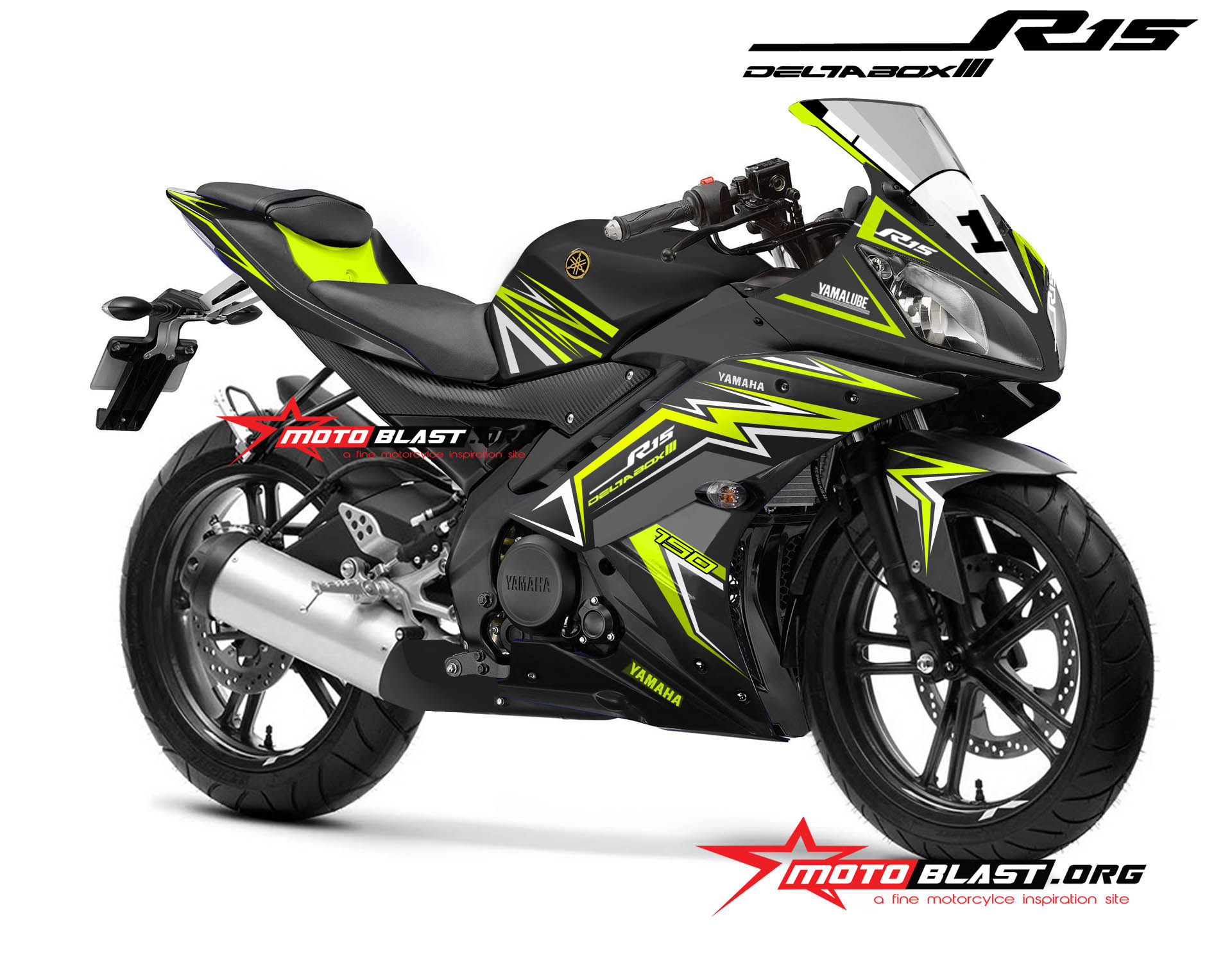 Modifikasi Yamaha R15 Black Super Thunder