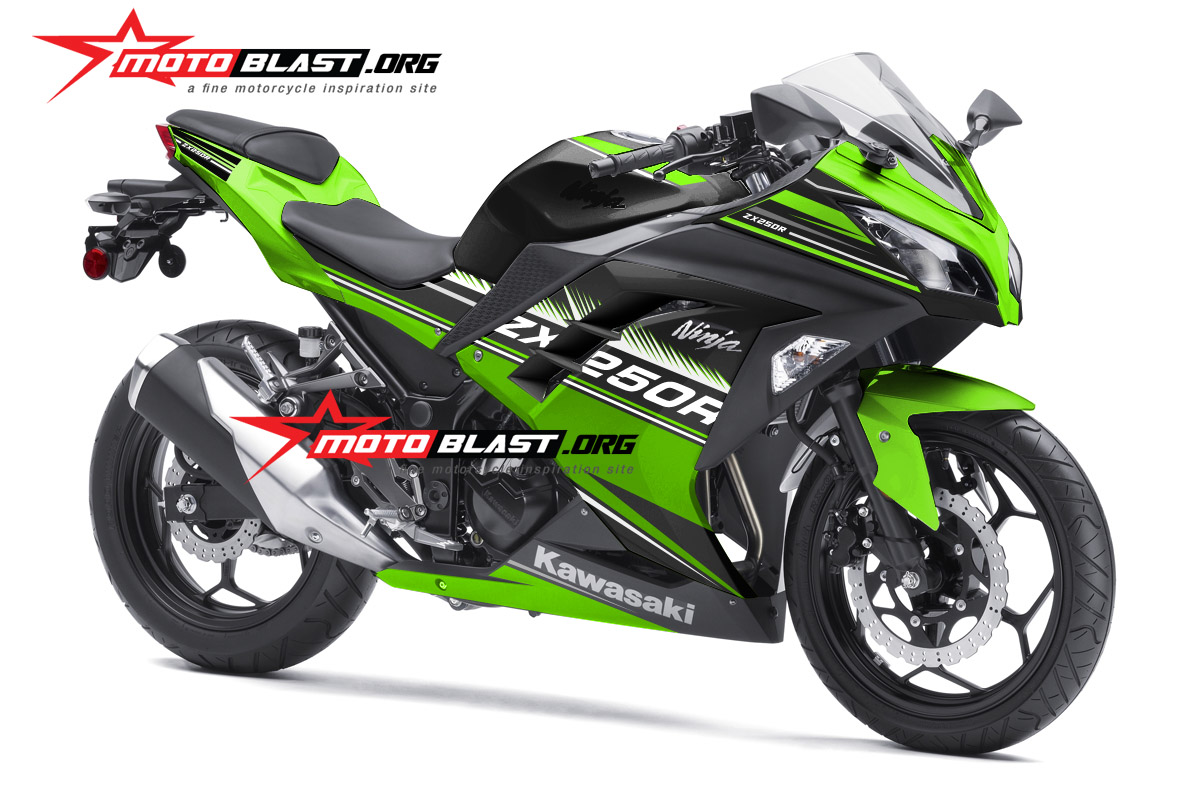 Modifikasi Striping Ninja 250R WSBK 2016