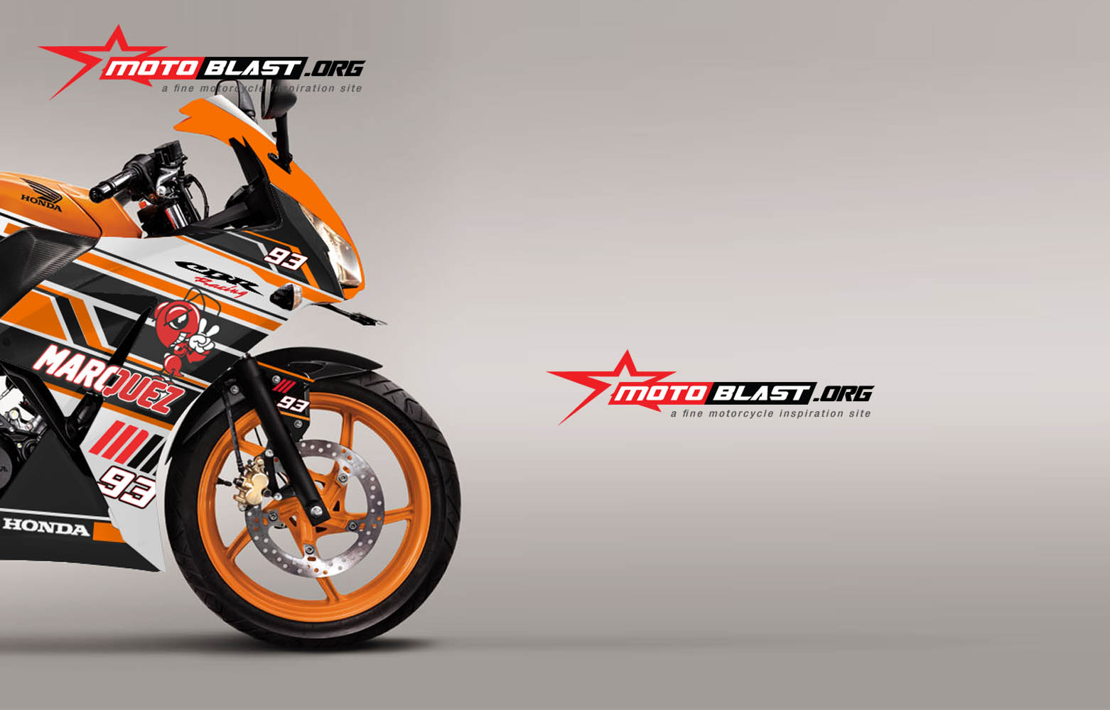 Modifikasi Striping Motor Honda CBR150r K45 Repsol LiveryMarc