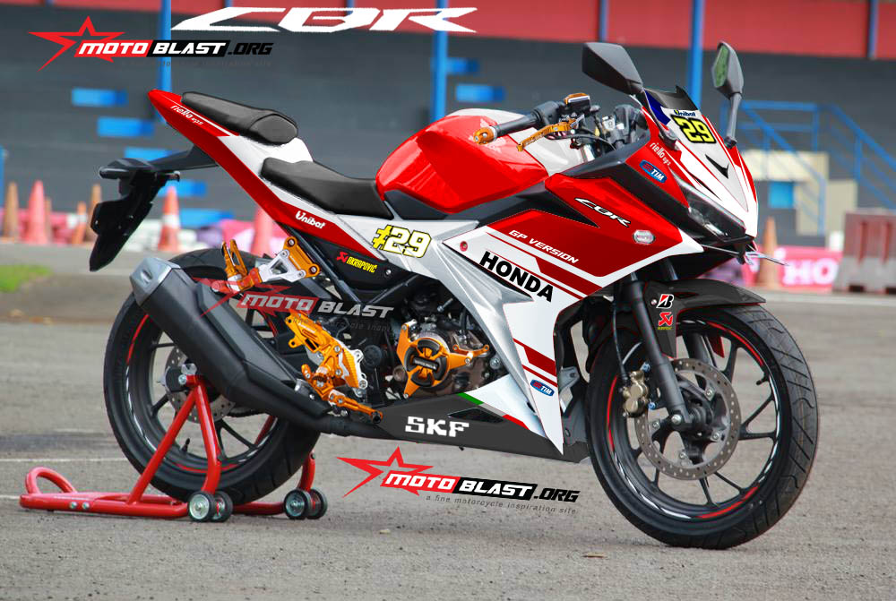 Nostalgia: desain striping yamaha FIZR jadi lebih modern 