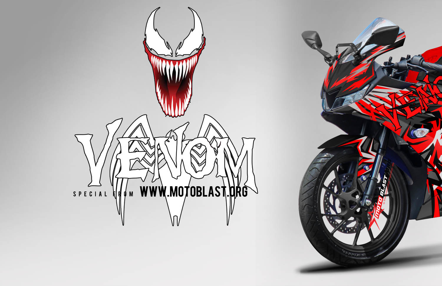 Modifikasi Striping Yamaha All New Yamaha R15 V3 Black Red Venom