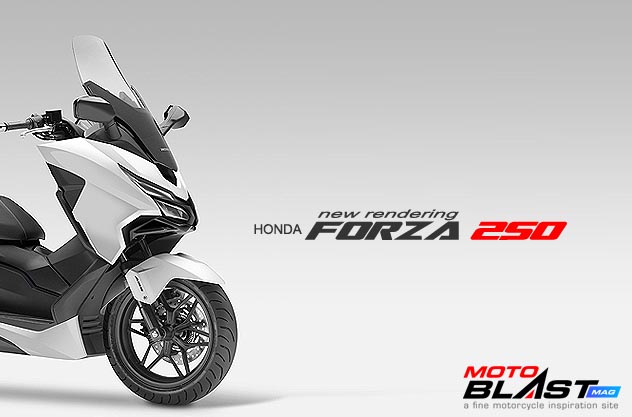 Hot Rendering New Honda Forza Motoblast Motoblast