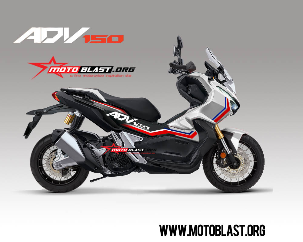 Begini Wujud Honda Adv 150 Modif Ala X Adv 750 MOTOBLAST