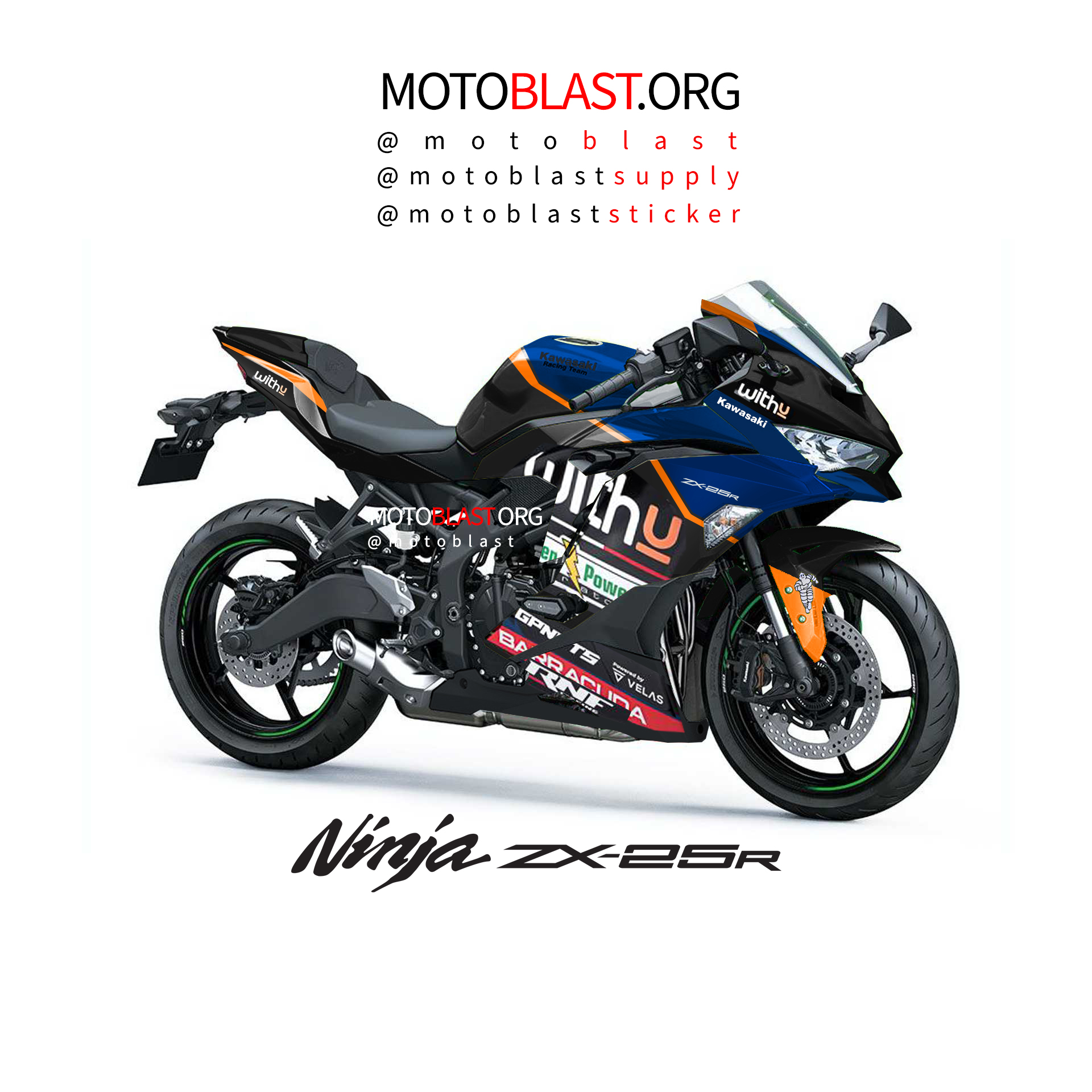 Modifikasi Striping Kawasaki Ninja Zx R Withu Rnf Motogp Motoblast