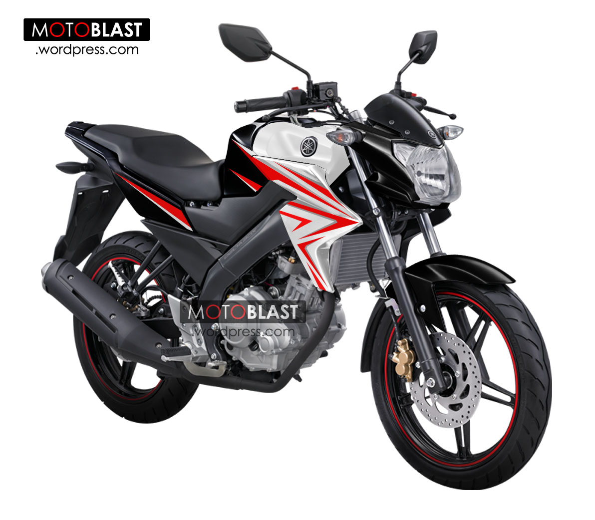 Modifikasi Motor New Vixion Black Otomania Update