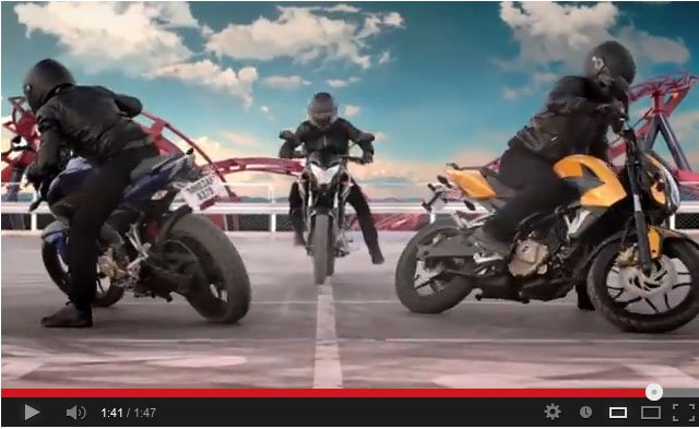 dibalik pembuatan iklan TVC bajaj P200ns