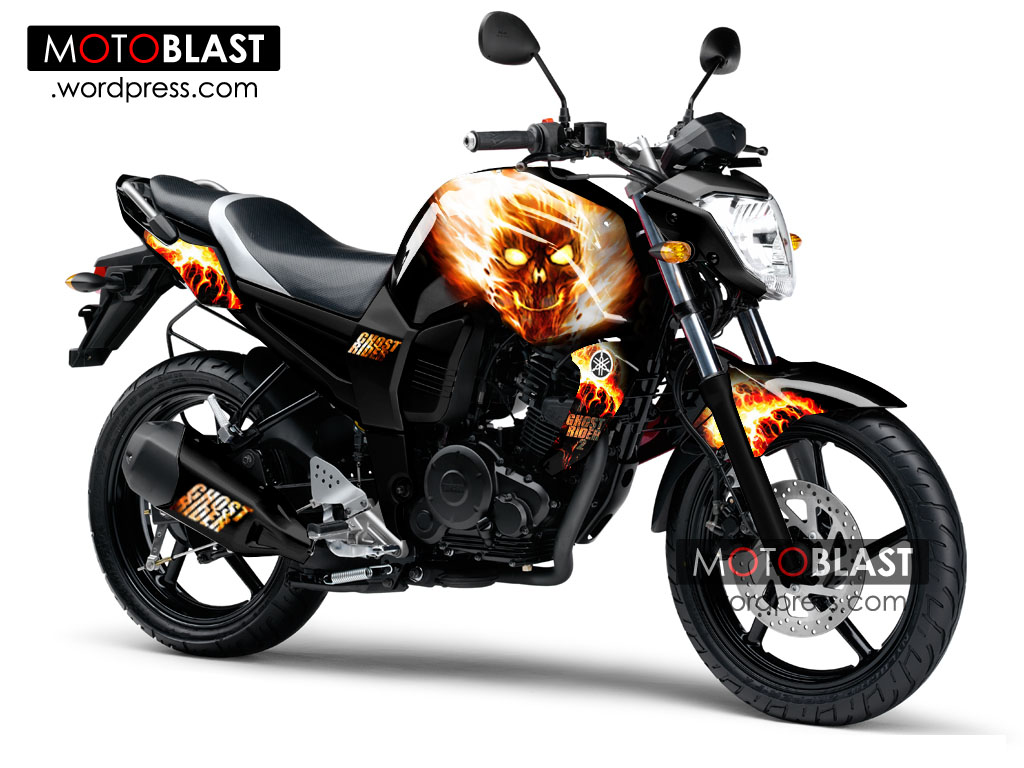 Modif Striping Byson Ghost Rider Style MOTOBLAST