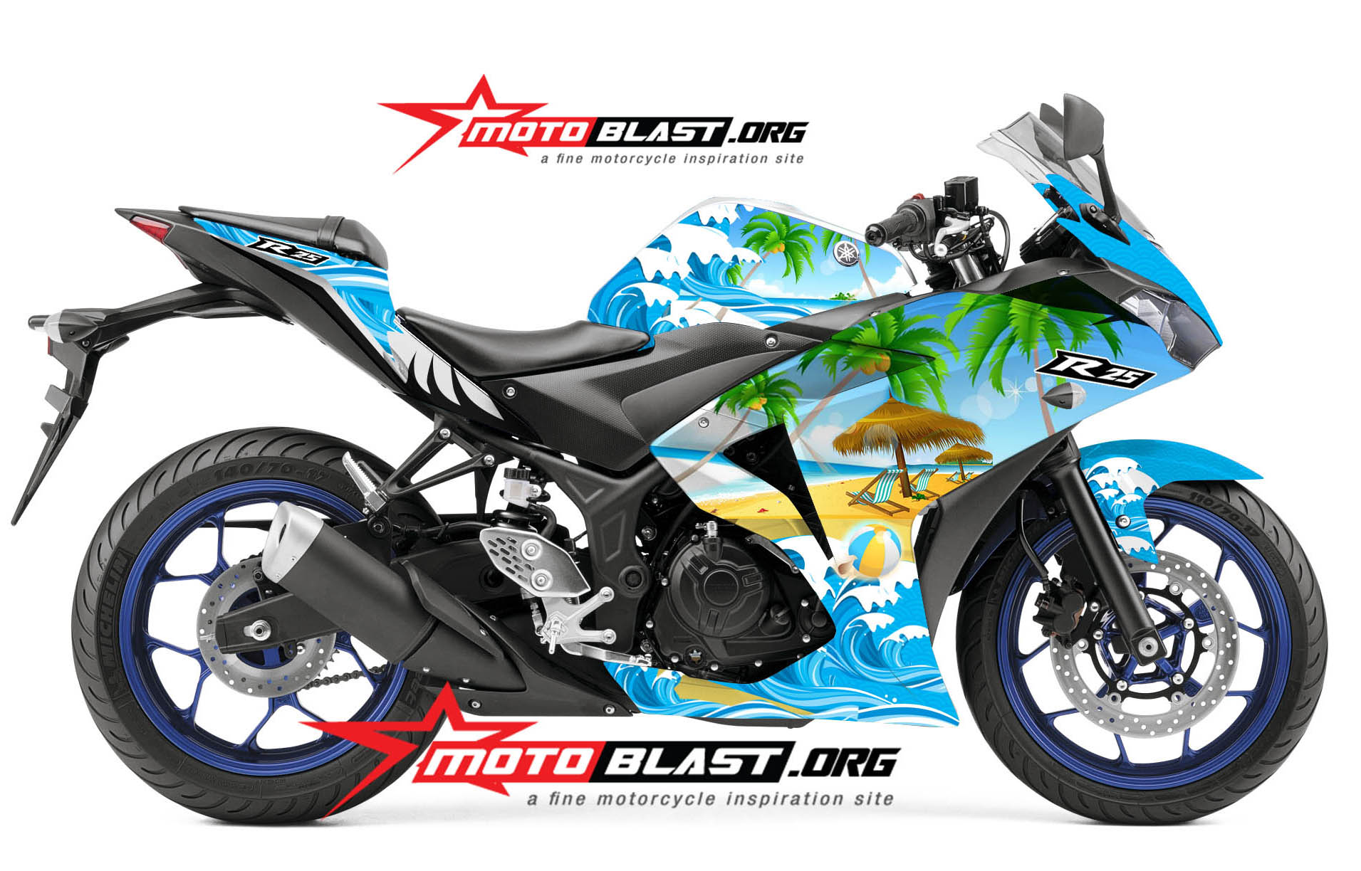 Gambar Modifikasi Decal Yamaha R25 Terbaru Pecinta Modifikasi