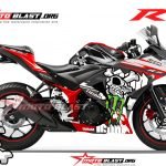 yamaha R25-BLACK-SKULLMONSTER