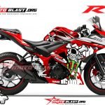 yamaha R25-RED-SKULLMONSTER