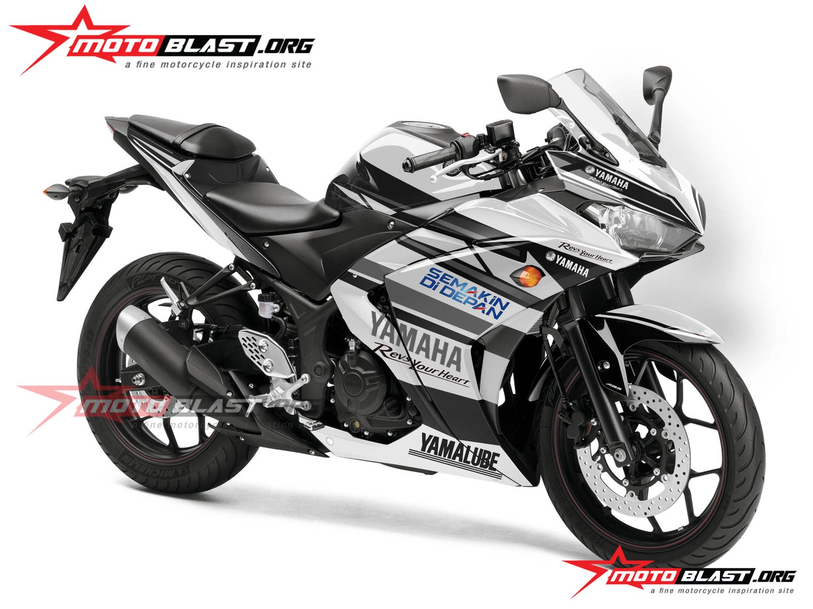 Modif Striping Yamaha R25 Asian Racing New! - MOTOBLAST