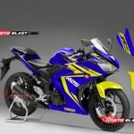 Yamaha R25 Blue Yellow