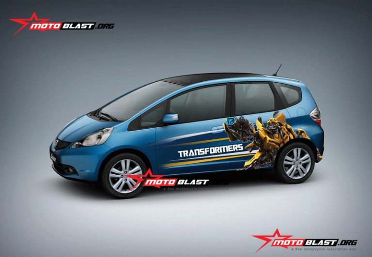 honda jazz biru - bumble bee-2