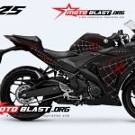 YAMAHAR25-BLACK SPIDERMAN-motoblast