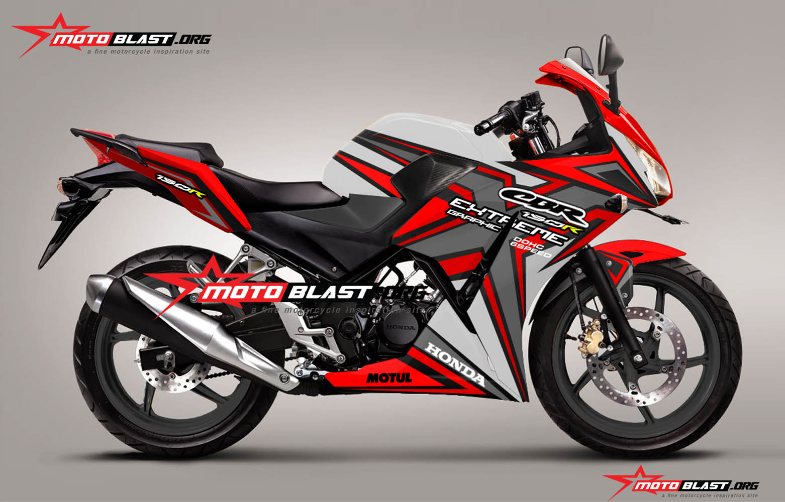 Modifikasi Honda Cbr150r Lokal RWB Extreme Style MOTOBLAST