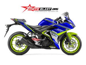 R25 biru speed master motoblast