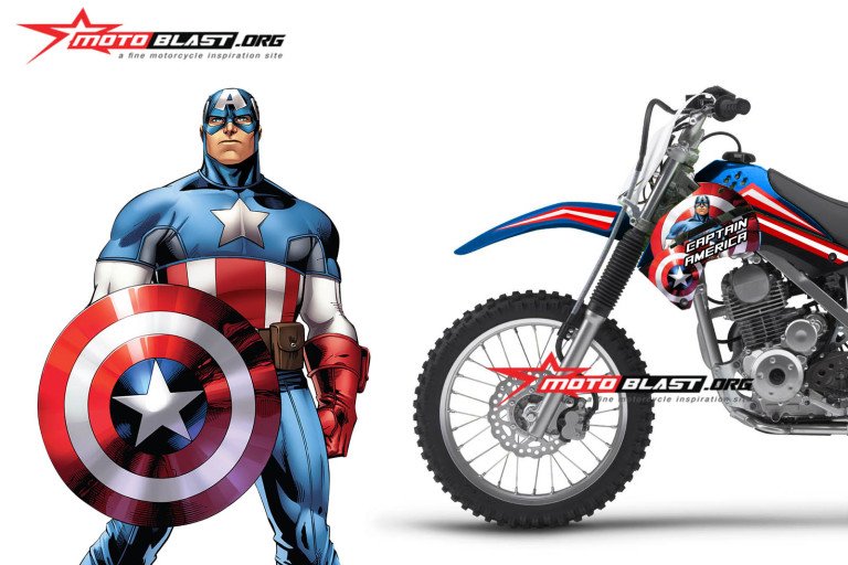 KLX 150-CAPTAIN AMERICA2