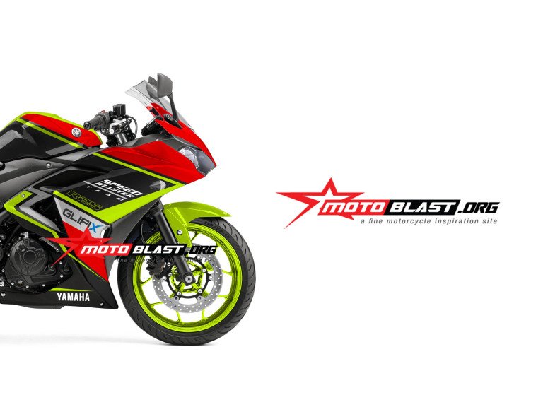 Modifikasi motor yamaha R25 stiker Speed Master