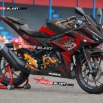 CBR150R BLACK KANJI DRAGON motoblast