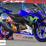 all new CBR150R MOVISTAR motoblast