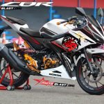 CBR150R WHITE KANJi DRAGON motoblast