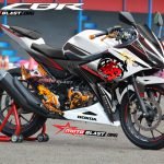 CBR150R WHITE KANJi DRAGON motoblast