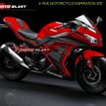 NINJA 250R FI RED SUPER CARBON