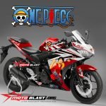 Yamaha R25 red One piece motoblast