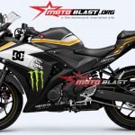 YAMAHAR25- BLACK spesial edition motoblast