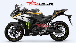 YAMAHAR25- BLACK spesial edition motoblast