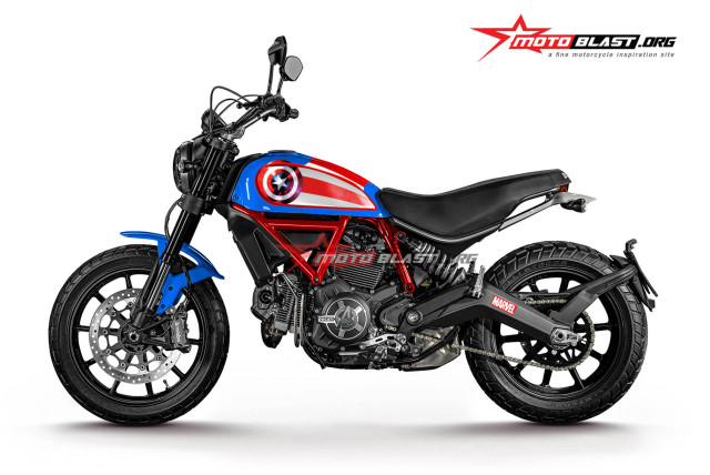 Moge Series : Modifikasi Ducati Scrambler - MARVEL 