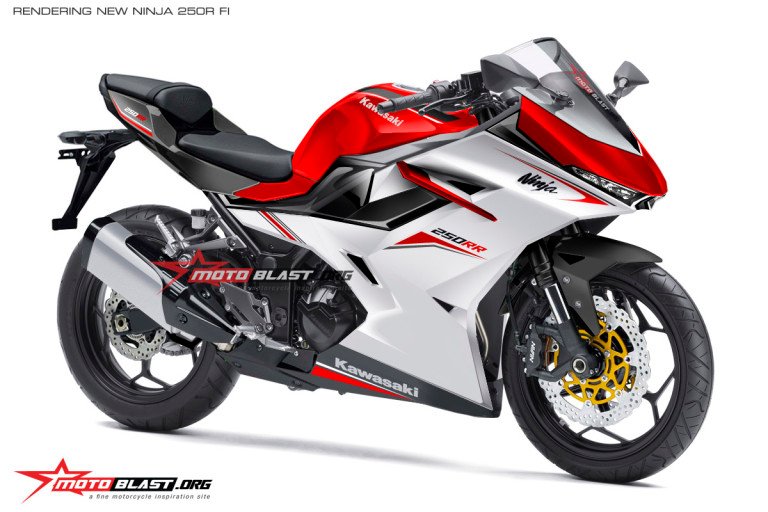 RENDERING NINJA 250R FI 4 SILINDER ALL COLOR3