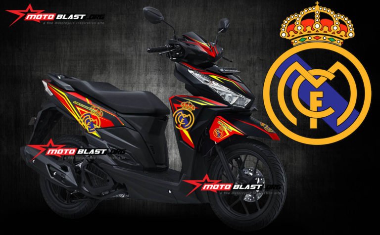 1- VARIO 150 WHITE - REAL MADRID-MOTOBLAST3