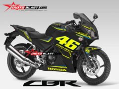 CBR250R BLACK VR46 PROJECT2